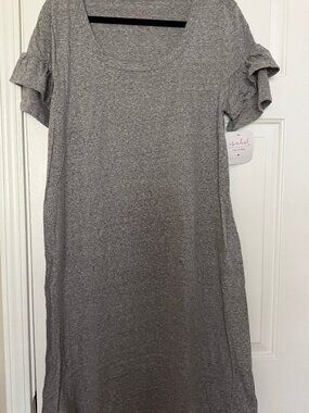 Isabel Maternity by Ingrid & Isabel – Grey Maternity Dress (Size L)